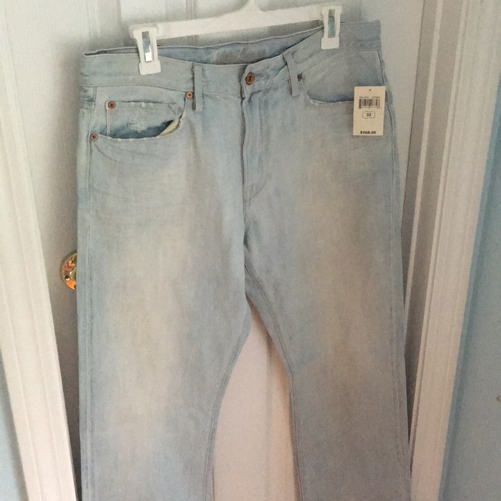 Mens Light Wash Jeans